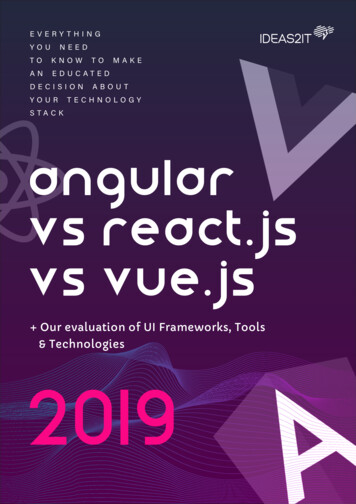 ANGULAR VS REACT.JS VS VUE - Ideas2IT