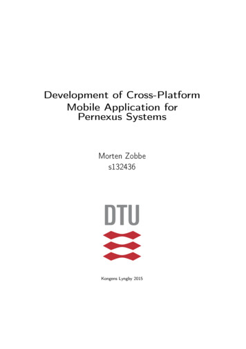 Development Of Cross-Platform Mobile Application ForPernexus Systems