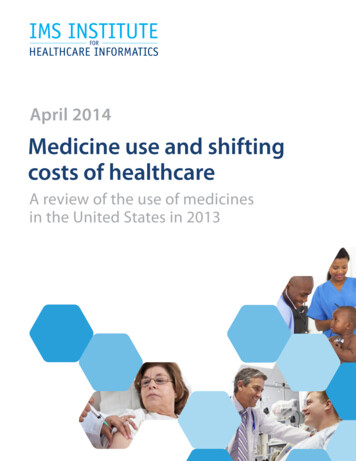 Medicine Use And Shifting Costs Of Healthcare