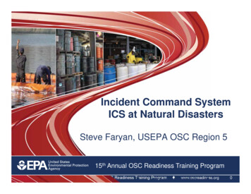 Incident Command System ICS At Natural Disasters - Trainex