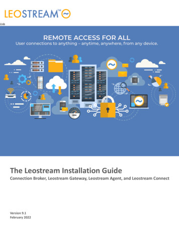 The Leostream Installation Guide