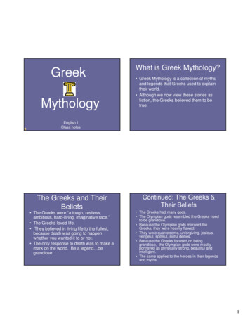 Greek What Is Greek Mythology? Mythology