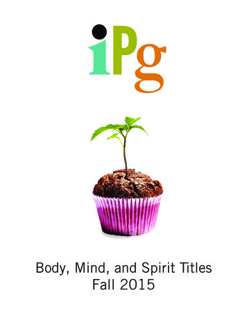 IPG Body, Mind, And Spirit Fall 2015 - Resources.ipgbook 