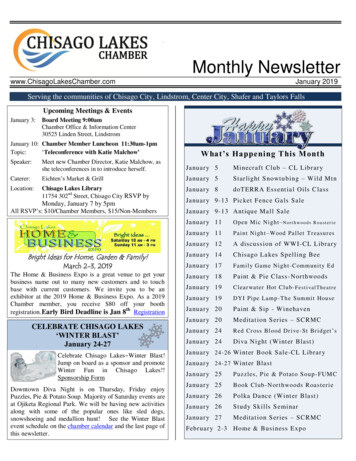 Monthly Newsletter - Chisago Lakes