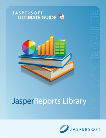 The JasperReports Ultimate Guide Third Edition