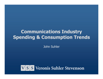 Communications Industry Spending & Consumption Trends - IAB