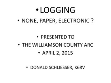 Presented To The Williamson County Arc April 2, 2015