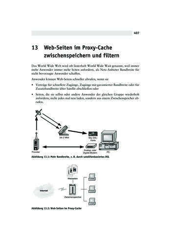 13 Web-Seiten Im Proxy-Cache Zwischenspeichern Und . - Linux-hamburg.de