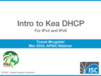Intro To Kea DHCP - APNIC Academy