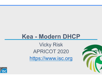 Kea - Modern DHCP