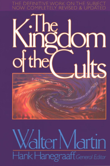 THE KINGDOM OF THE CULTS - Eindtijd In Beeld
