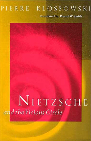 Nietzsche And The Vicious Circle - Monoskop
