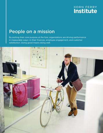 People On A Mission - Korn Ferry