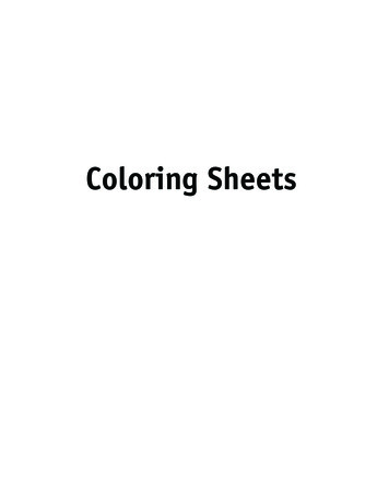 Coloring Sheets - GoodSeed