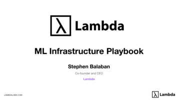 ML Infrastructure Playbook - Lambda Labs