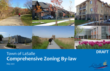 Town Of LaSalle Comprehensive Zoning By-law