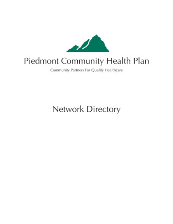Piedmont Community Health Plan - LCS