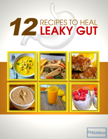 Top 12 Leaky Gut Recipe Booklet - DrJockers 