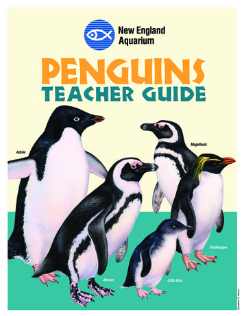 Teacher Guide - New England Aquarium