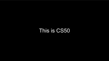 This Is CS50