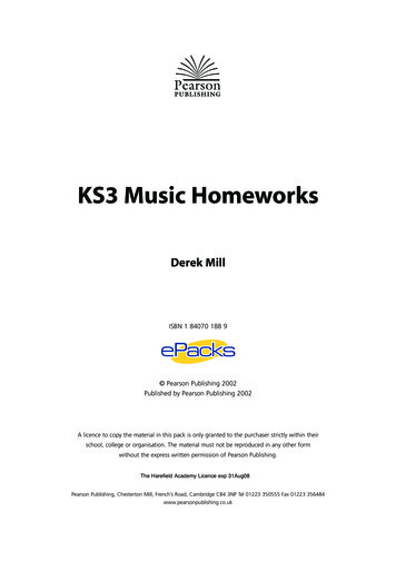 KS3 Music Homeworks - Harefield Academy