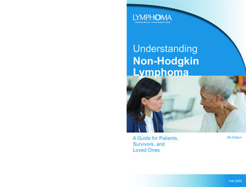 Understanding Non-Hodgkin Non-Hodgkin Lymphoma Lymphoma