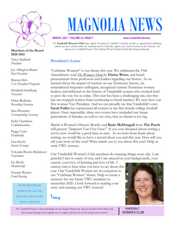 MAGNOLIA NEWS - Vanderbilt