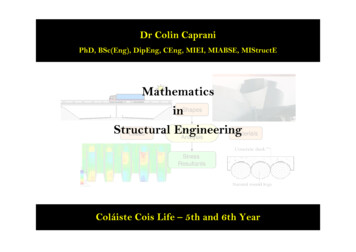 Mathematics In Structural Engineering - Colincaprani 