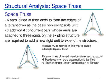 Structural Analysis: Space Truss - IIT Guwahati
