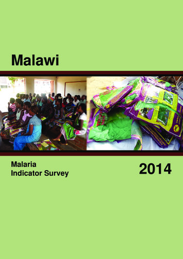 Malawi 2014 Malawi - Demographic And Health Surveys