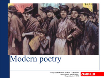 Modern Poetry - ISTITUTO DI ISTRUZIONE SUPERIORE