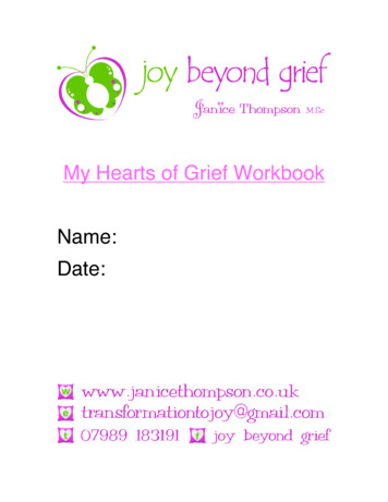 My Hearts Of Grief Workbook Sample Richard