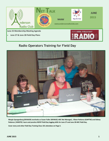 Radio Operators Training For Field Day