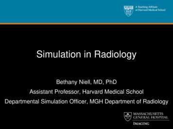 Simulation In Radiology - The Association For Radiologic & Imaging Nursing