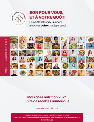 Moisdelanutrition2021 - Dietitians