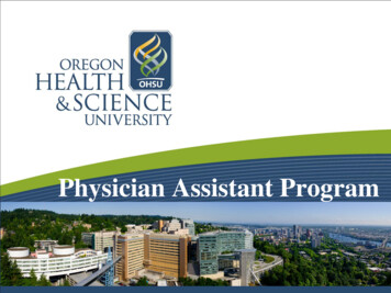Physician Assistant Program - OHSU