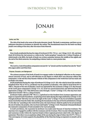 ESV Study Bible: Jonah