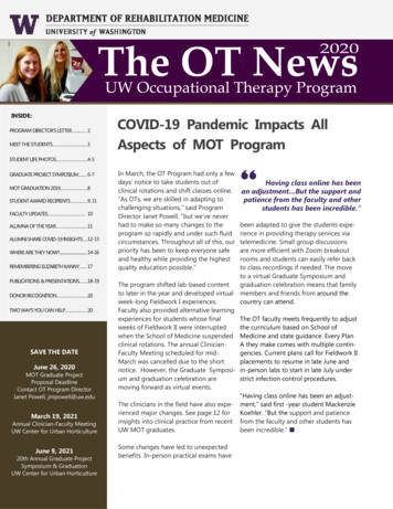 INSIDE: COVID-19 Pandemic Impacts All Aspects Of MOT Program