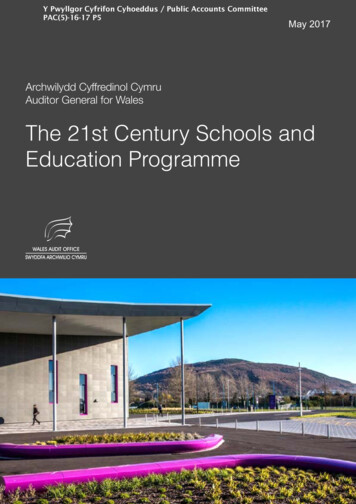 The 21st Century Schools And Education Programme