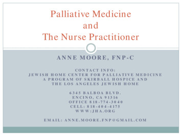 Palliative Medicine And The Nurse Practitioner