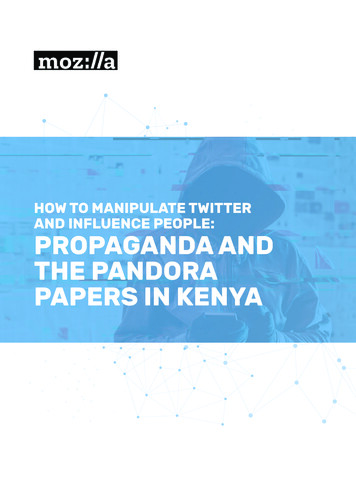How To Manipulate Twitter And Influence People: Propaganda And The .