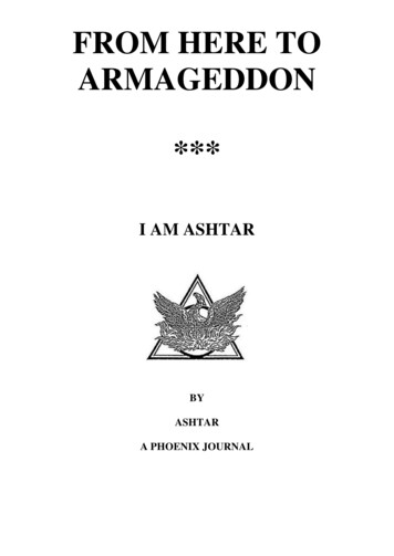 FROM HERE TO ARMAGEDDON - AbundantHope 