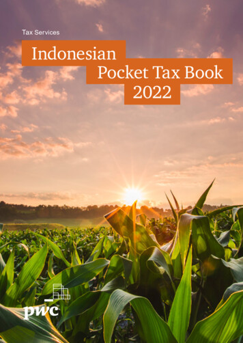 Indonesian Pocket Tax Book 2022 - PwC