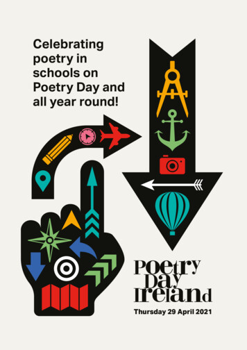 POETRY DAY IRELAND 2021 E Esource Celebrating Poetry In Schools On .
