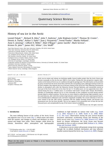 Quaternary Science Reviews - UMass