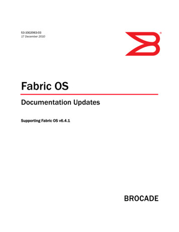 Brocade 6.4.0 Fabric OS Documentation Updates - Dell