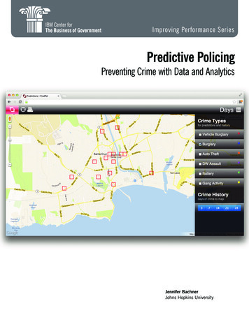 Predictive Policing - IBM Center For The Business Of Government