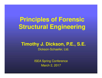 Principles Of Structural Forensic Engineering