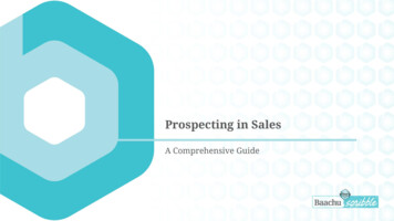 Prospecting In Sales - Scribble