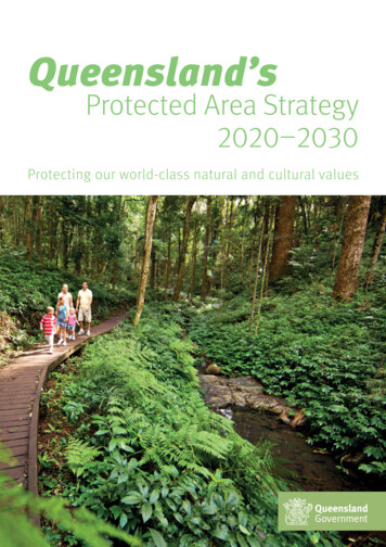 Queensland's Protected Area Strategy 2020-2030 - Full Strategy
